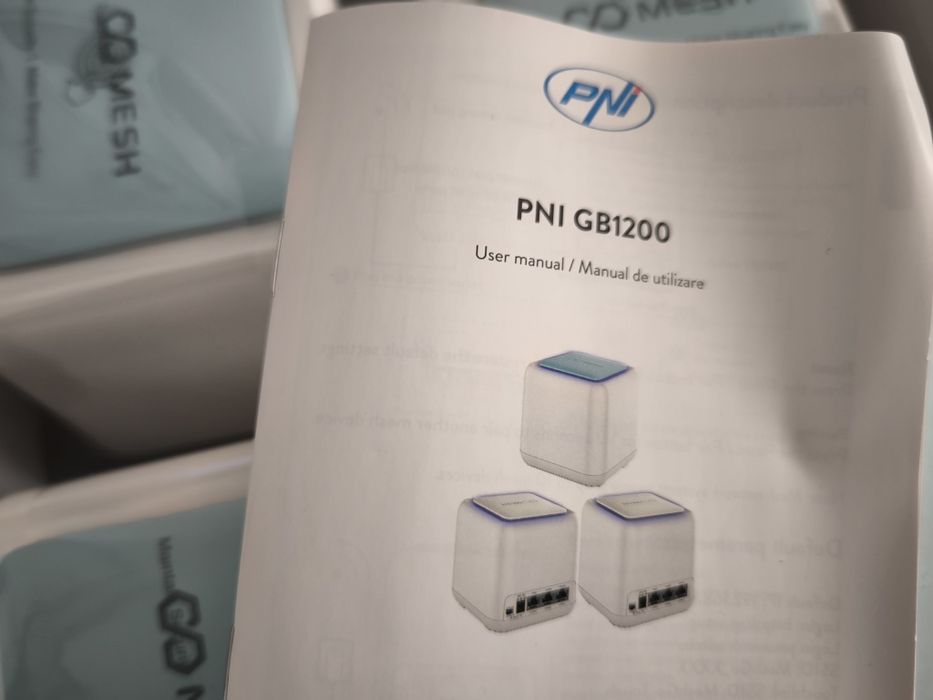 Sistem router Wi-Fi Mesh PNI GB1200 Gigabit 3 buc