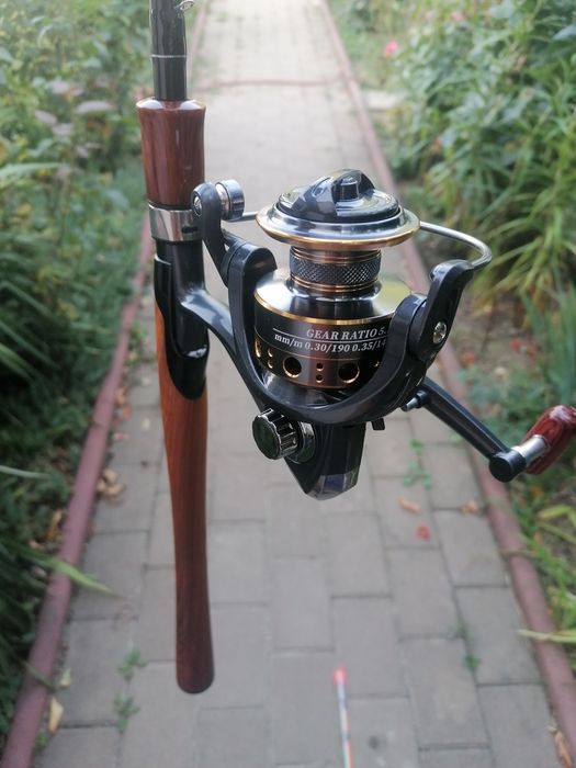 Combo pescuit la feeder, lanseta 3m și mulineta 5000, noi