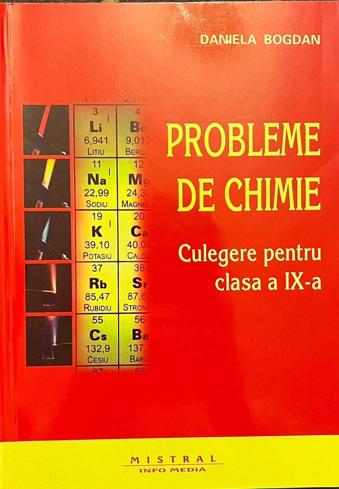 Culegere chimie clasa a 9-a - Daniela Bogdan