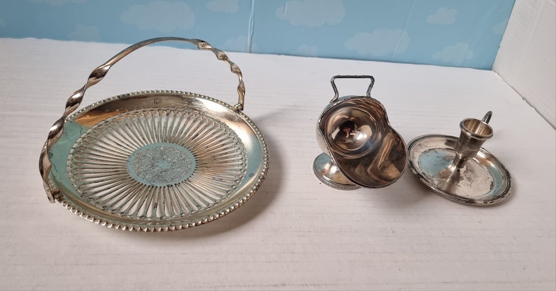 Lot obiecte argintate/electroplacate