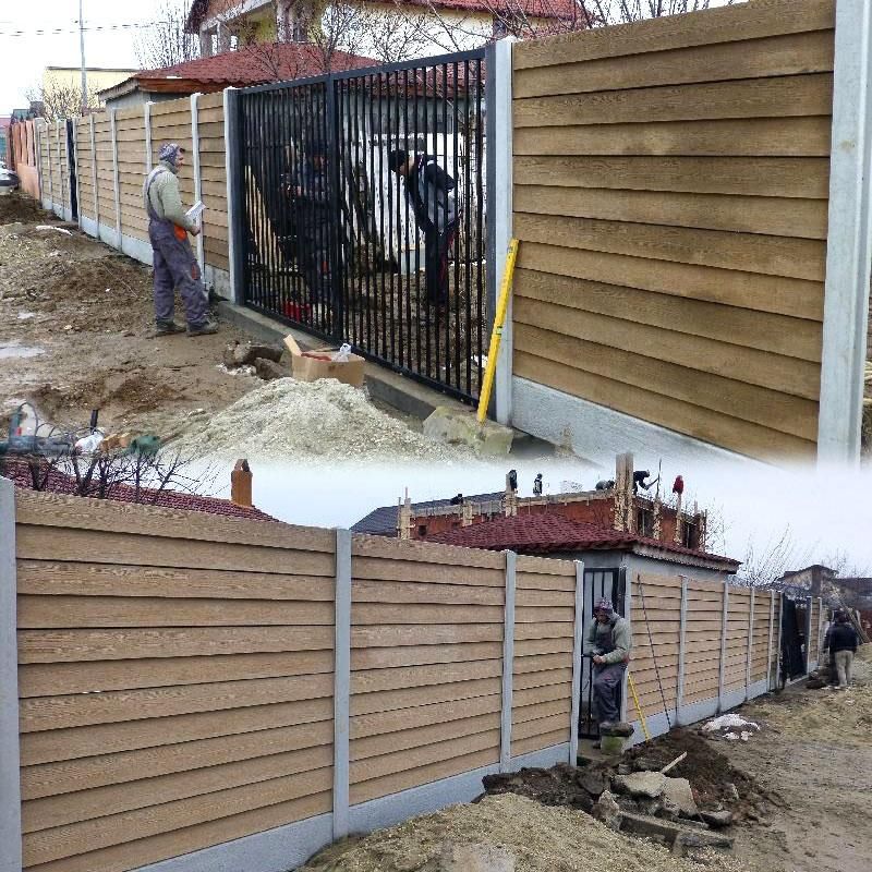 Garduri din panou tip jaluzele, sipca metalica,tabla si alte modele