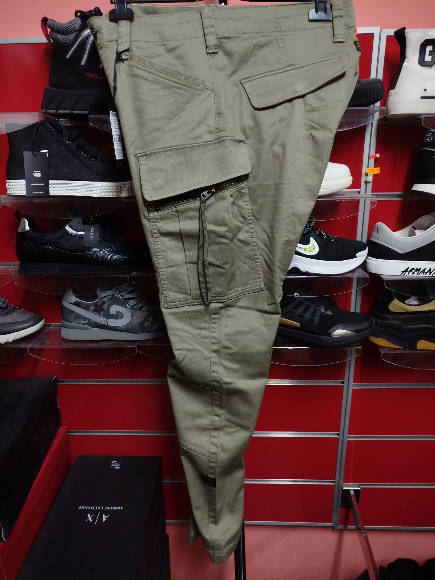 Оригинален мъжки карго панталон G-Star Raw Zip Pocket W33 W35 W36 нов