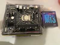 Intel core i3 9100f дънна платка + процесор + рам(20gb)