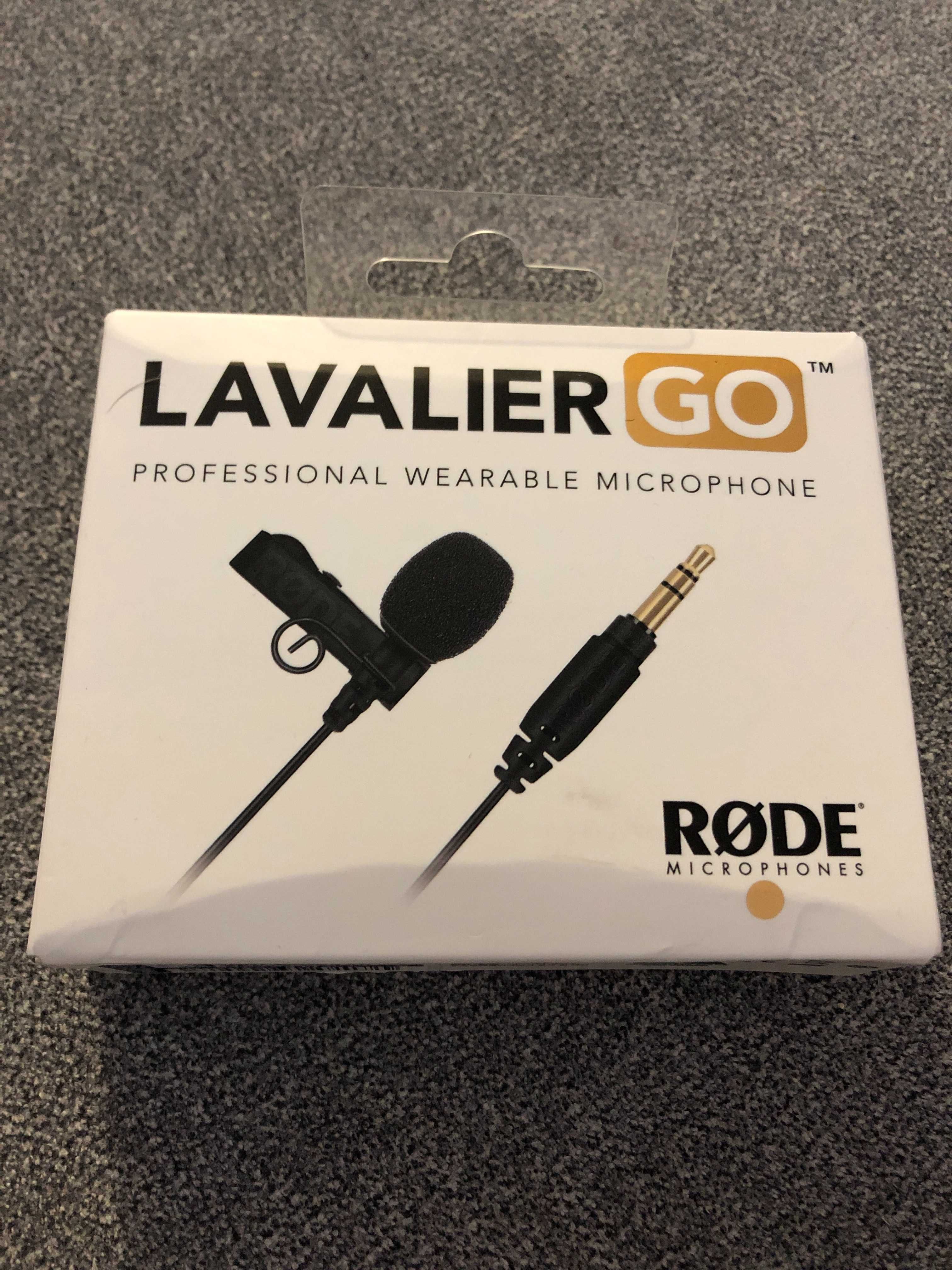 Microfon professional Rode Lavalier Go Nou Sigilat