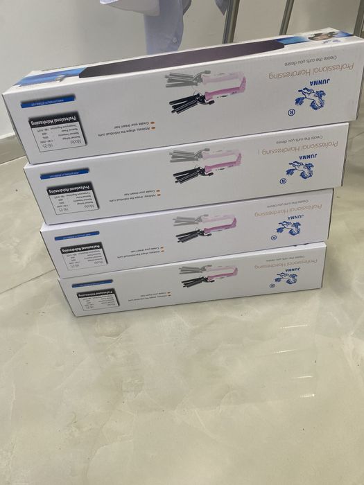 плойка, гофре тройная волна, щипцы для завивки волос