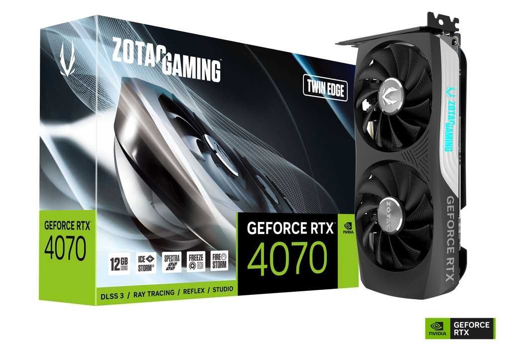 ZOTAC GAMING GeForce RTX 4070 Twin Edge 12GB ZT-D40700H-10M