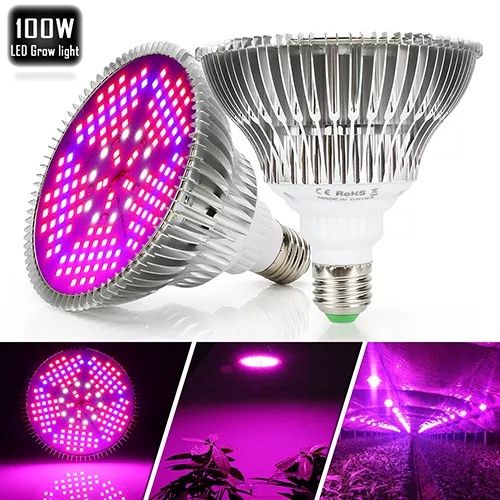 Lampa bec 150 led cresterea plantelor  spectru alimentatie copil hrana