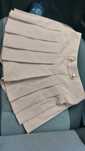 fustă pantalon crem