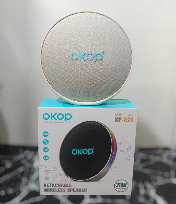 Boxa portabila Bluethoot Mp3 USB FM OKOP KP-821 20W