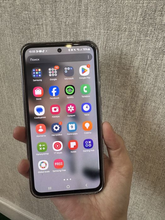 Смартфон Самсунг Galaxy A55 5G 8гб 128гб сиреневый цвет