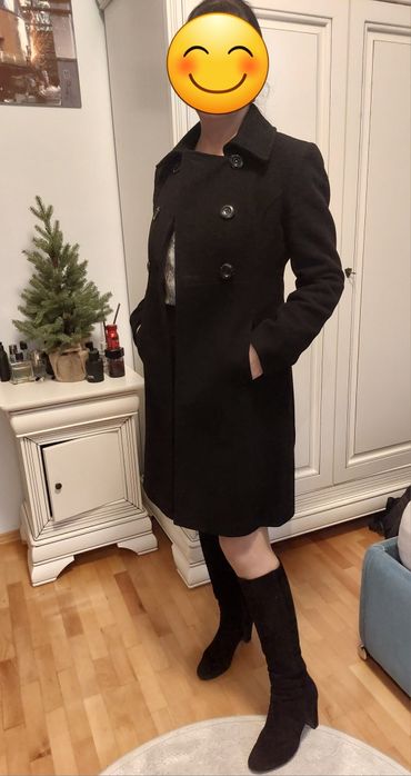 Palton stofă lână Vivo Collection.  Mărime M.