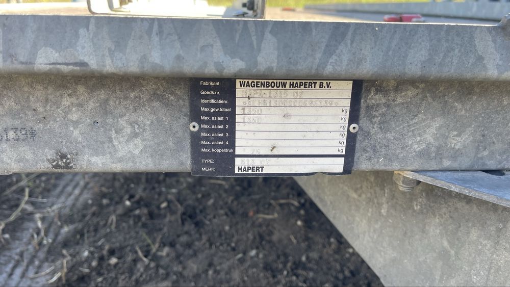 Remorca moto Hapert 1350kg