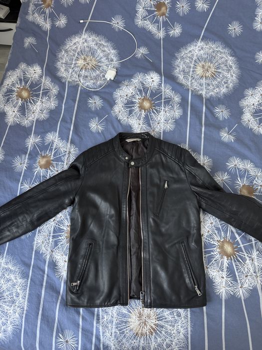 Мъжко кожено яке и елек Zara