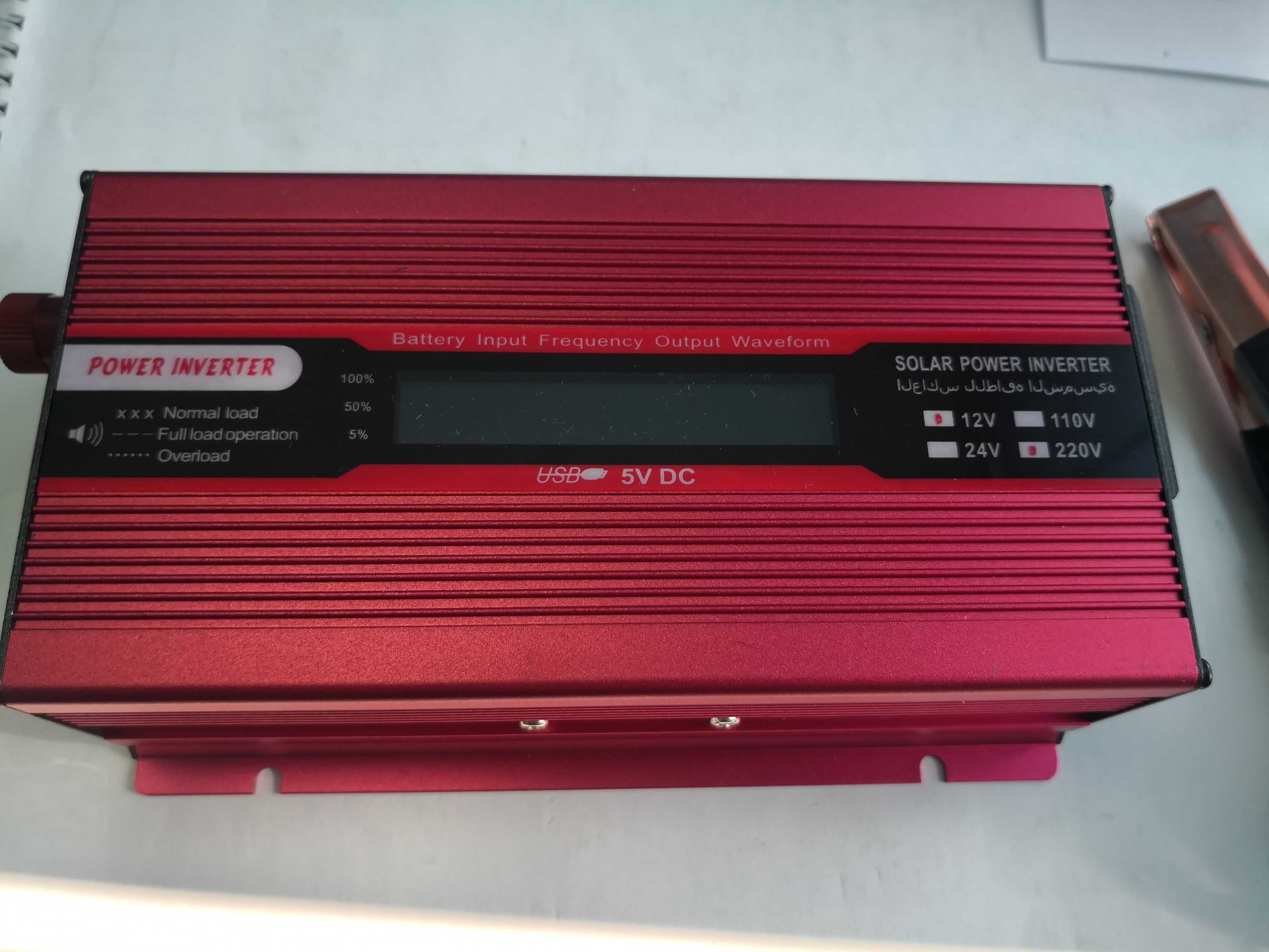 Invertor tensiune 12 V 1500 W