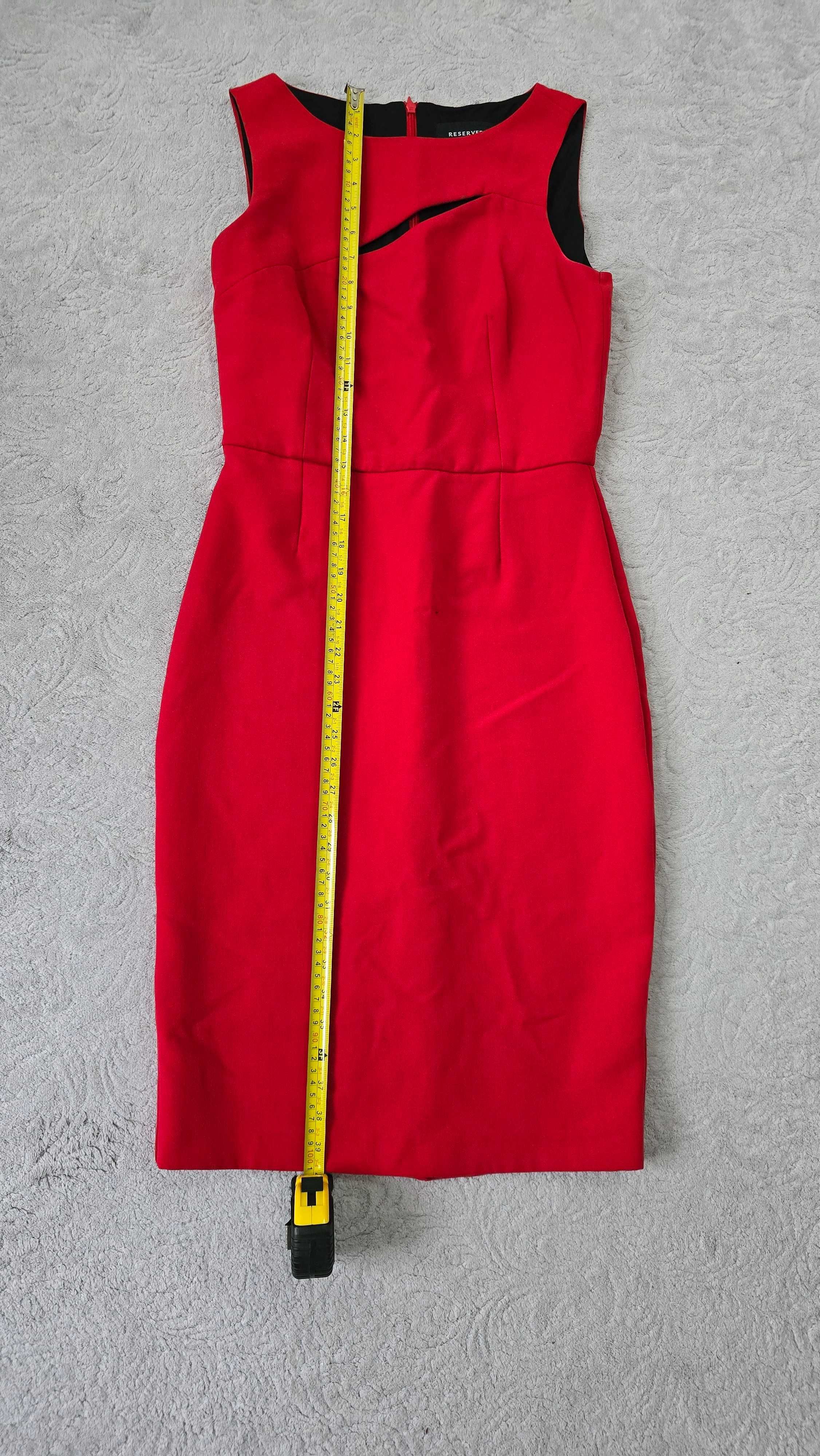 Дамска червенс рокля М