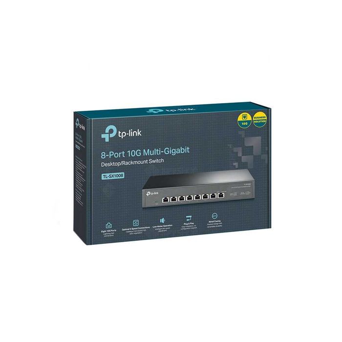 Switch PoE 8 Porturi – Putere și Conectivitate într-un Singur