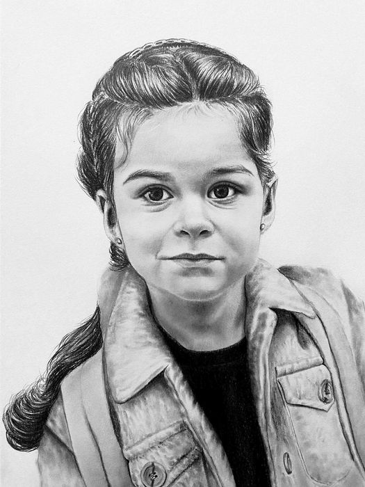 Portret realist in creion / portret la comanda / desen personalizat