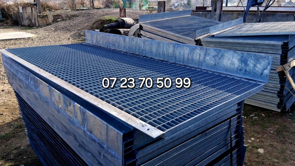 Grătare trepte zincate
