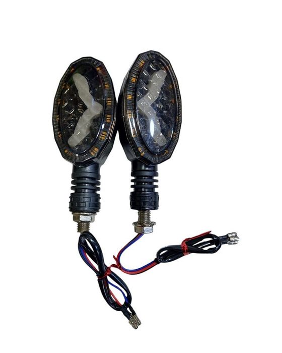 Мигач за Мотоциклет LED Бягащ+Дневна R274