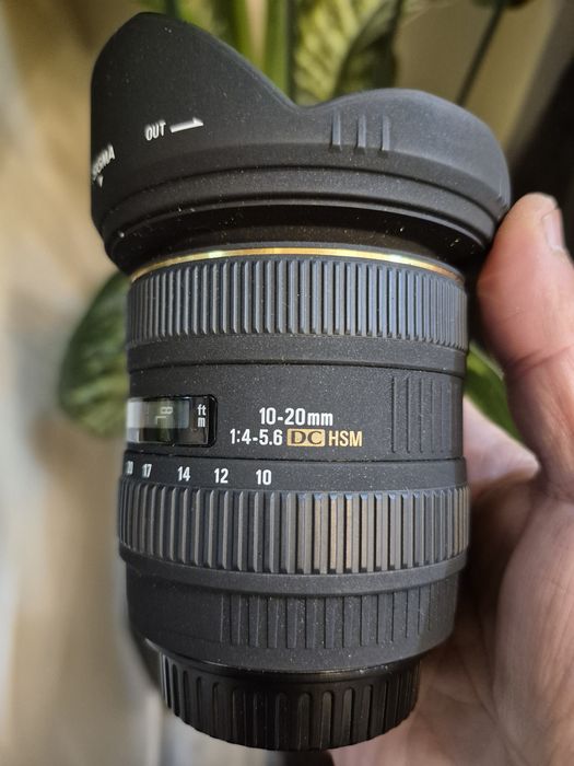 Obiectiv montura Canon Sigma EX 10-20mm f4-5,6 DG HSM