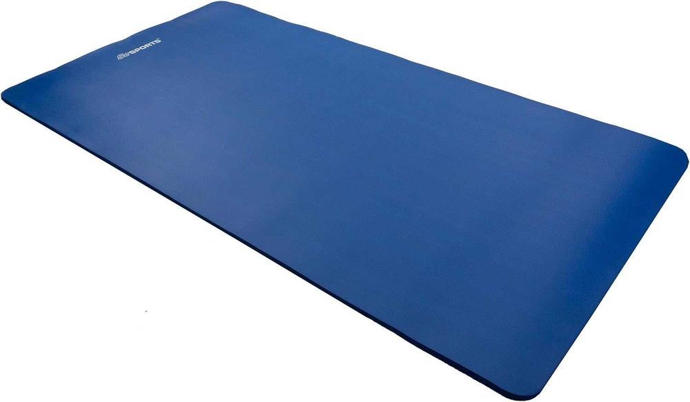 Covoraș de yoga 190 x 80 cm, grosime 1,5 cm, antiderapant, albastru