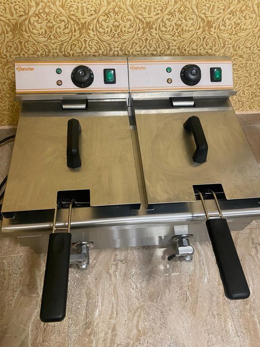 Friteuza profesionala dublă  16 L