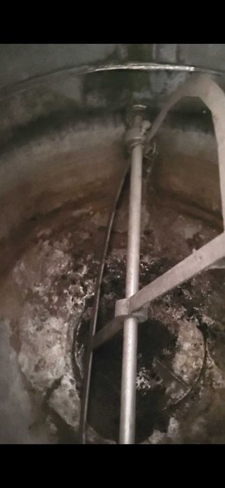 Vand caza de tuica din inox alimentar   fund dublu cu ulei