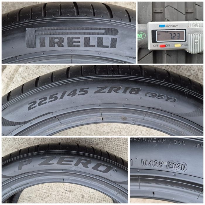 O bucată 225/45 R18 vară - una Pirelli