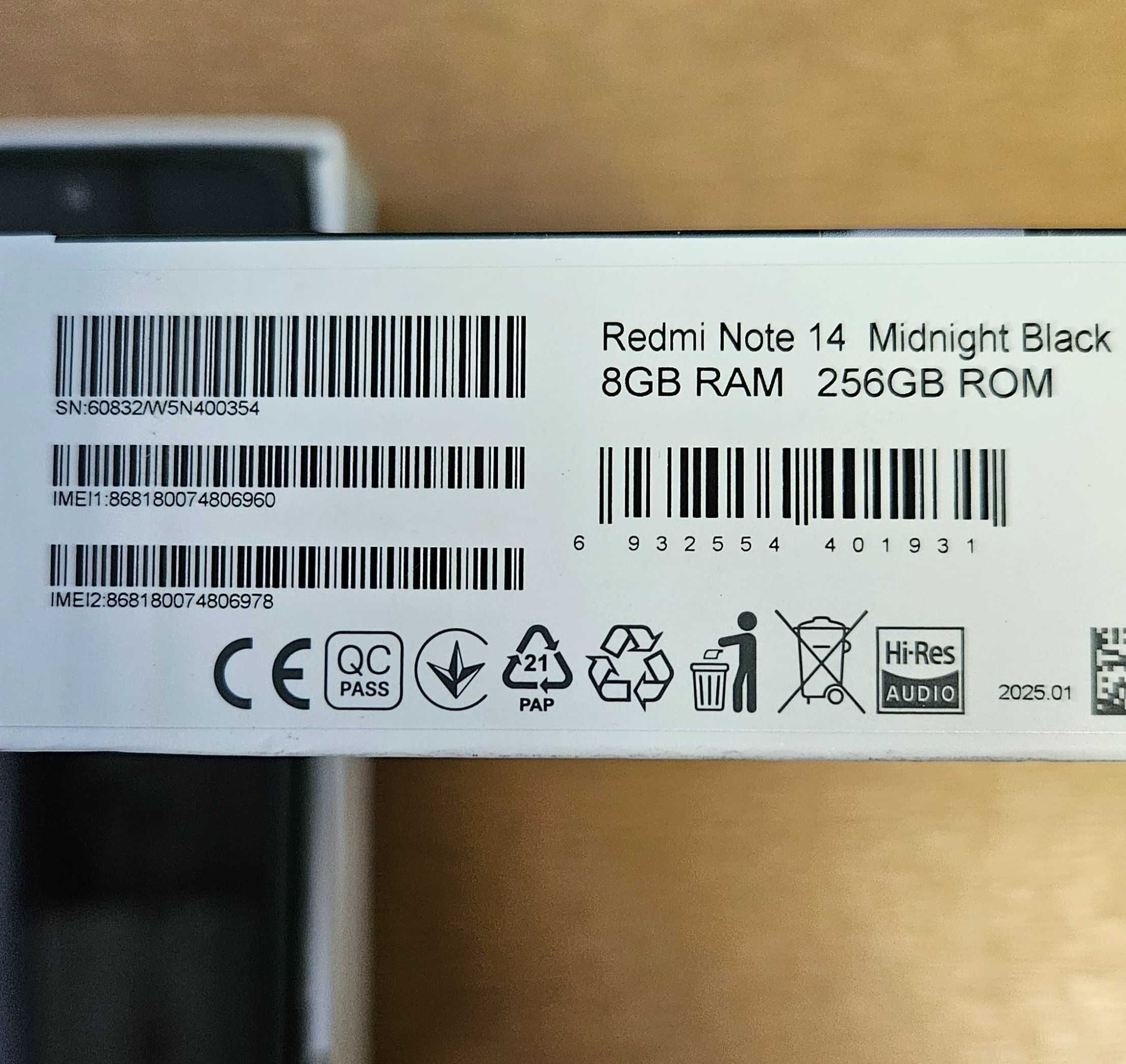 XIAOMI Redmi Note 14
