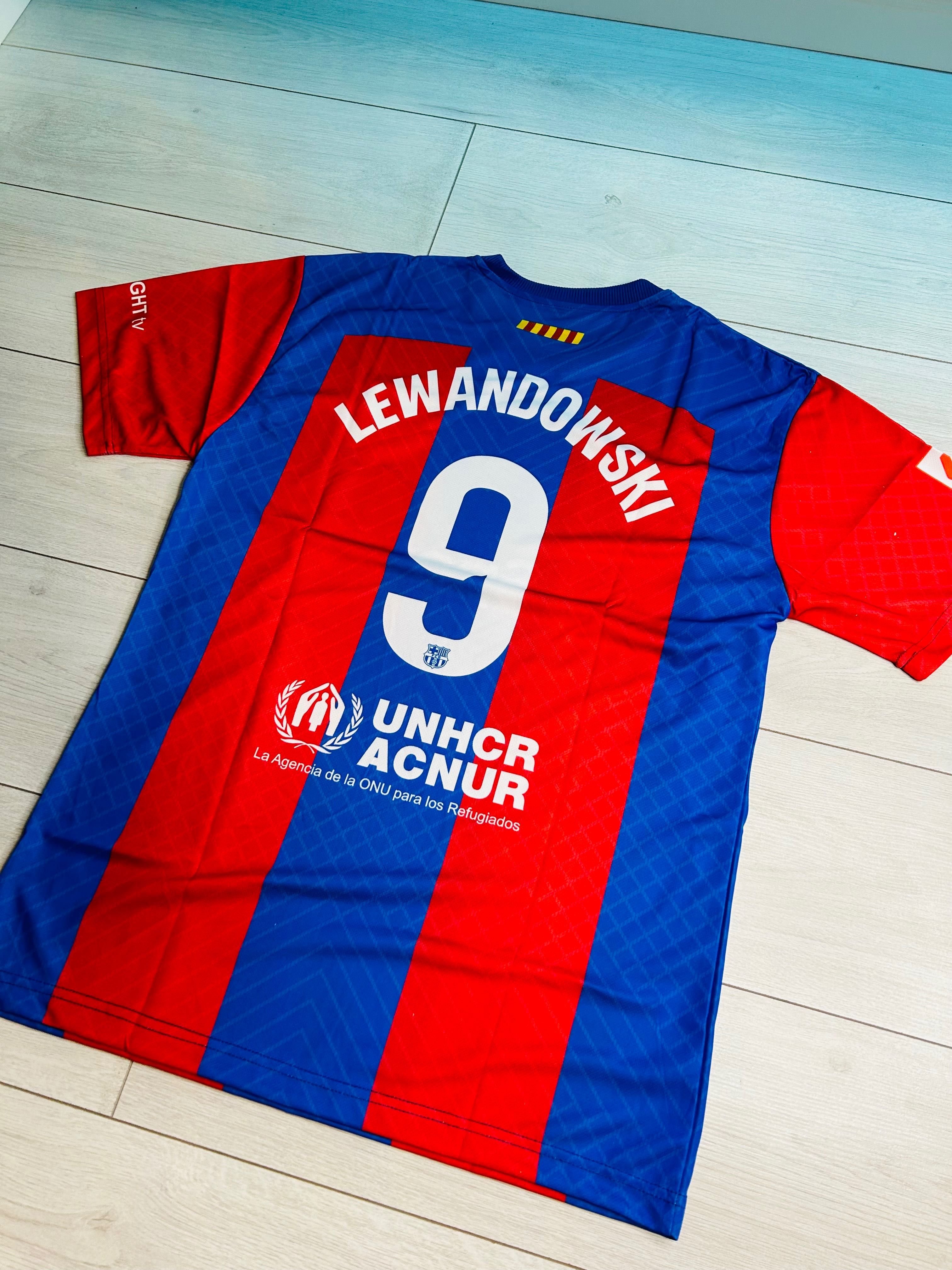 Tricou Barcelona Lewandowski 9 New Kit 2023