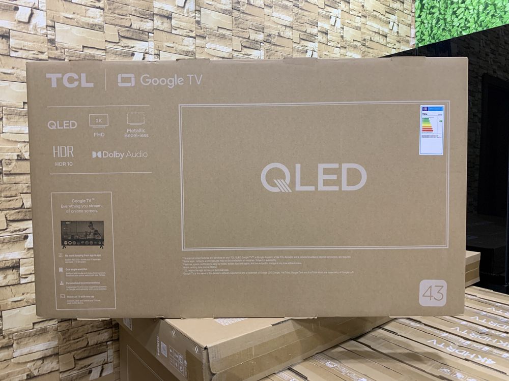 Телевизор TCL QLED/2K/4K GoogleTV V6B/V6C