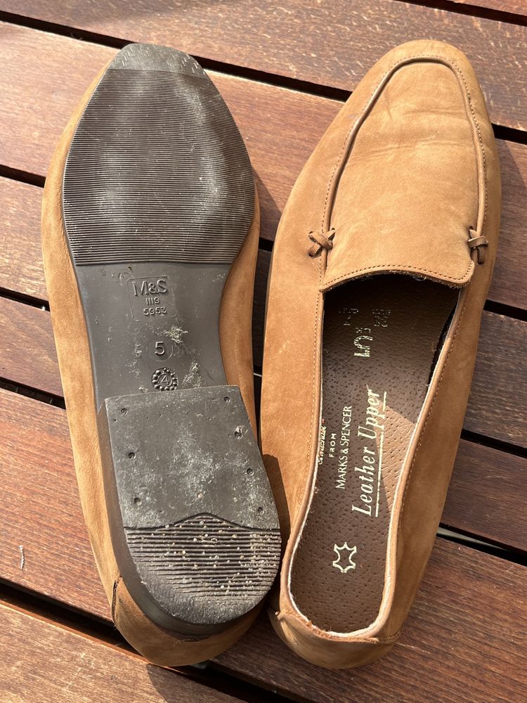 Loafers/Mocasini Piele Marks&Sprncer | Mărime 38