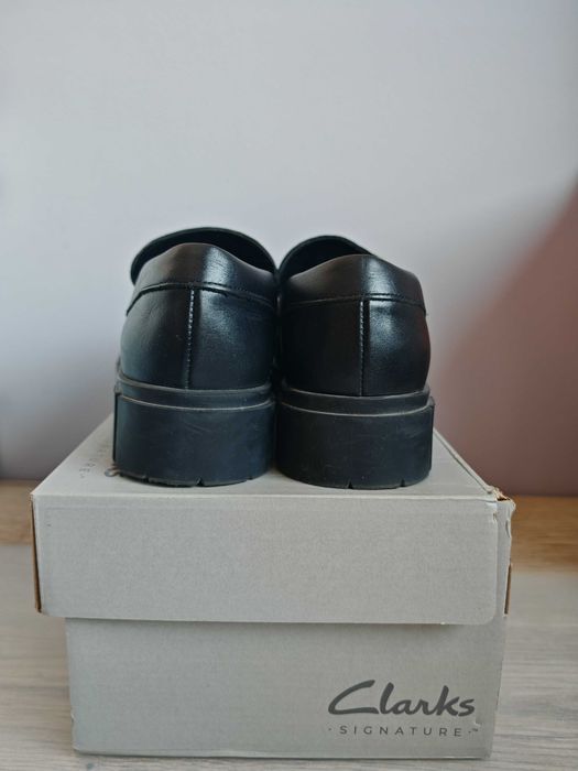 Mocasini din piele Clarks