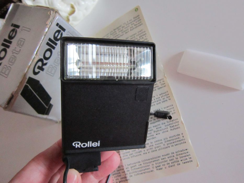 Flash Rollei Beta 1  made in Singapore +instructiuni, functional