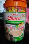 Vand snack pentru pisici Churu creamy treats 50 pliculete