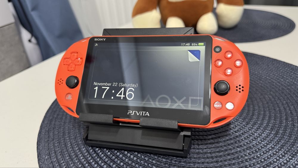Consola copii PlayStation Ps Vita Orange Neon modata 256gb