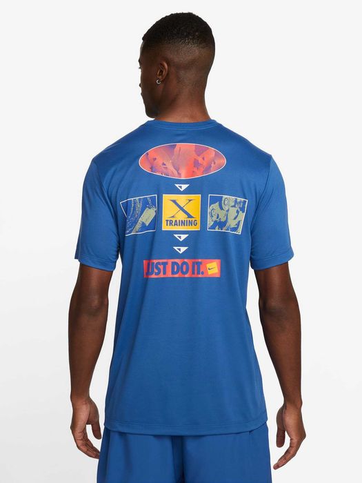 Мъжка Тениска NIKE X training blue
