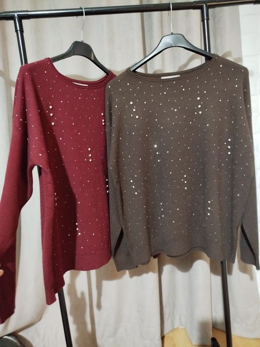 Дамска блуза с камъни