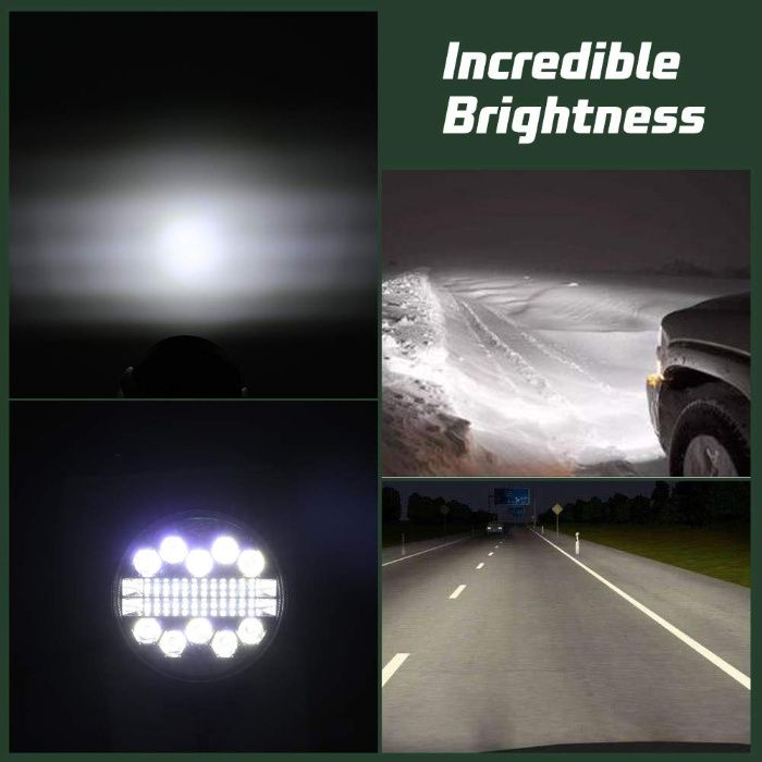 108W LED ЛЕД Диоден Фар Работна Лампа Прожектор Задна Светлина