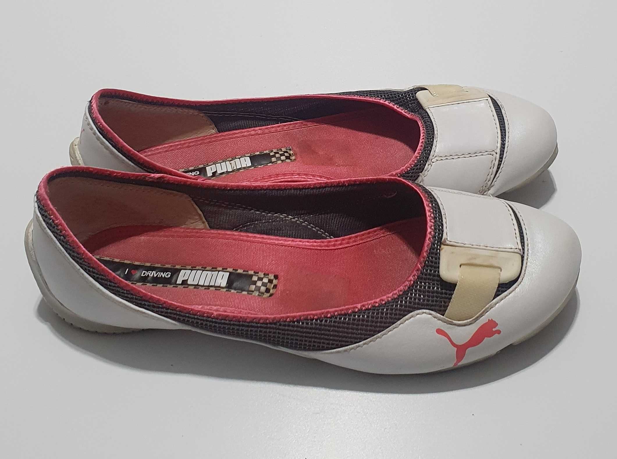 Espadrile Puma  Pink and White Driving marimea 37 interior 24 cm