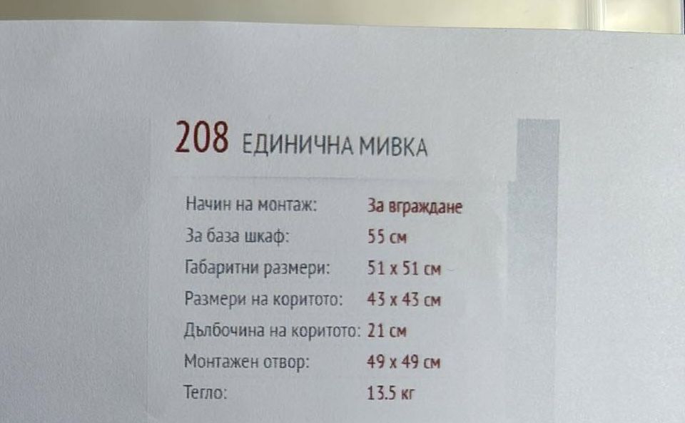 Мивка Граниксит на Фат Fat