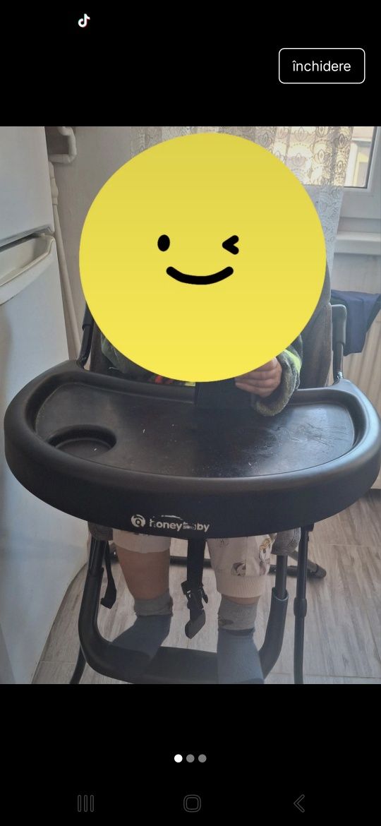 Scaun de masă pentru copii