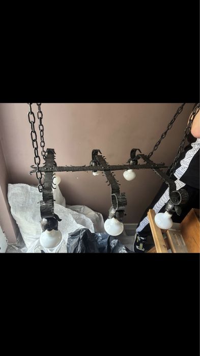 Полилея 6 лампов (напр. ковано желязо)