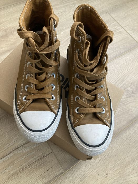 Детски кожени кецове Converse
