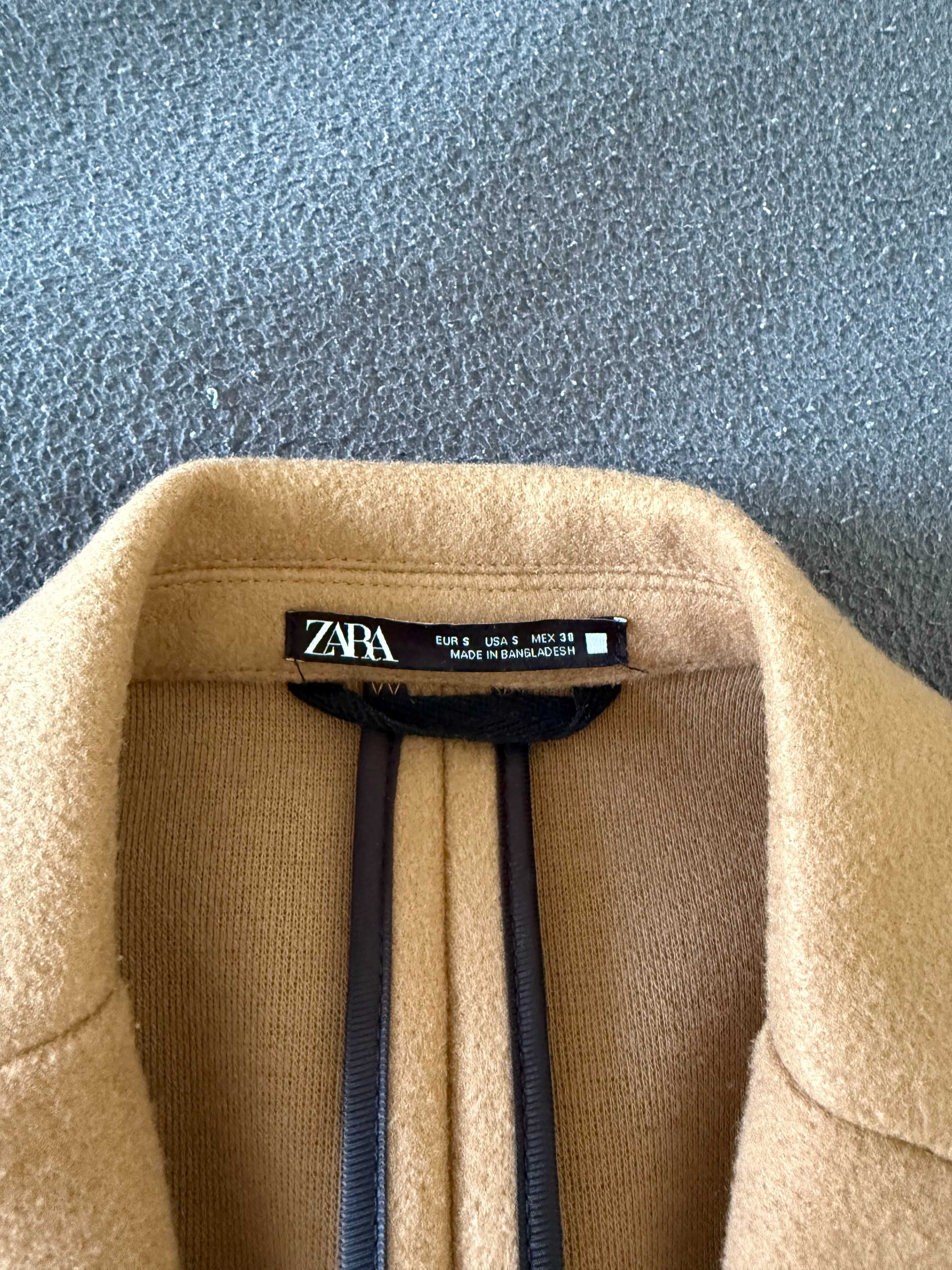 Zara Coat, Зара мъжко палто, кафяво S