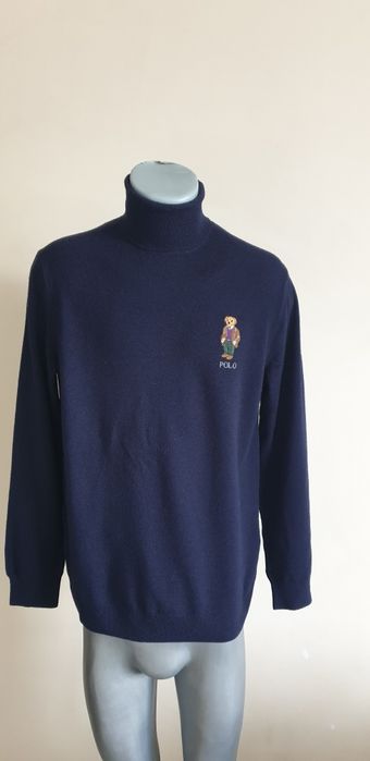 POLO Ralph Lauren Bear Wool /  L НОВО! ОРИГИНАЛ! Мъжки Пуловер Поло!