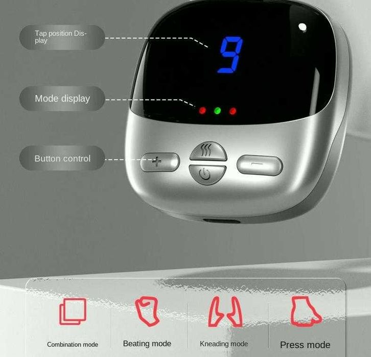 Дълбочинен TENS Масажор ЕлектрoИмпулсен Стимулира Мускулна Регенерация