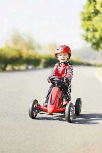 Kart (licentiat  Ferrari Go ) pentru copii, rosu - livrare gratuita
