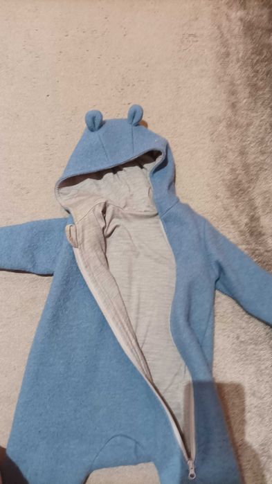 Combinezon lână dublat+căciulă