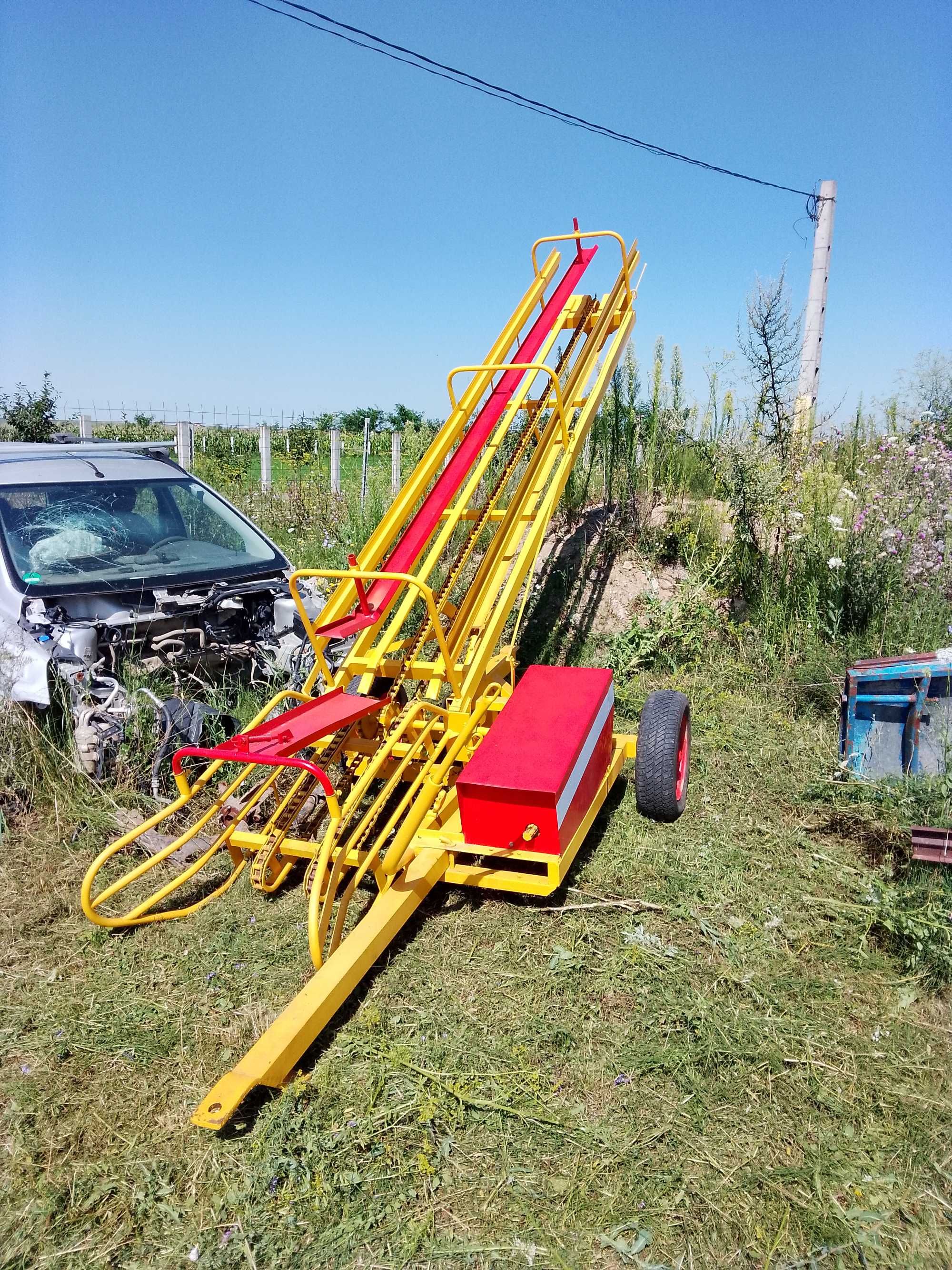 Încărcător baloți banda transportoare